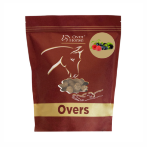 Overs Owoce Leśne 1kg - naturalne smakołyki dla koni | Over Horse