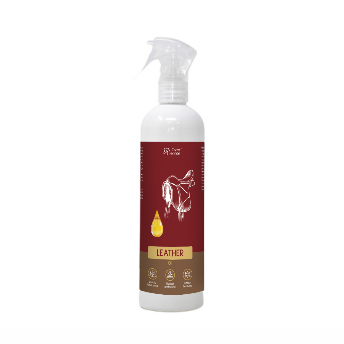 Leather Oil Spray 400 ml – odżywczy spray do skóry i siodła | Over-Horse
