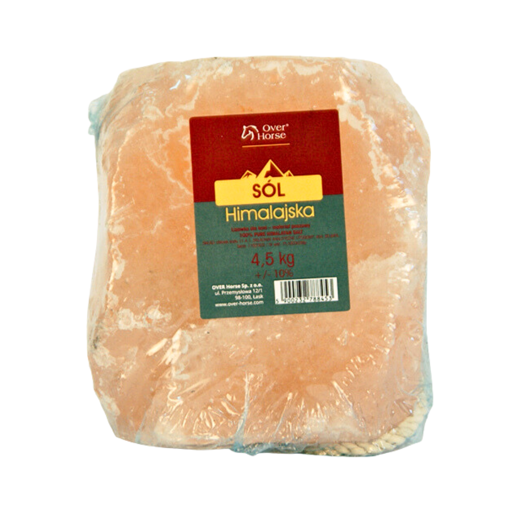 Sól himalajska 4,5-5kg - naturalna lizawka solna dla koni | Over Horse
