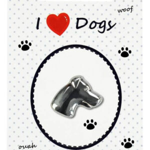 Przypinka w opakowaniu HR I love dogs