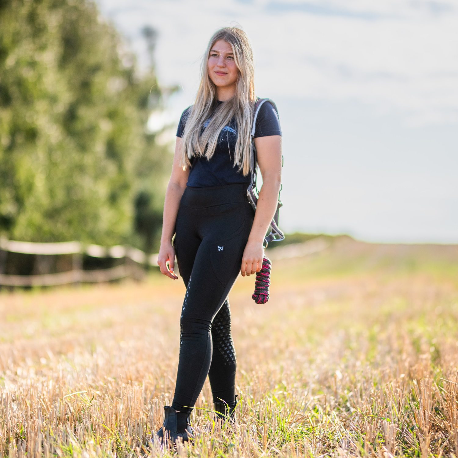 Legginsy jeździeckie York Laura - obrazek 5