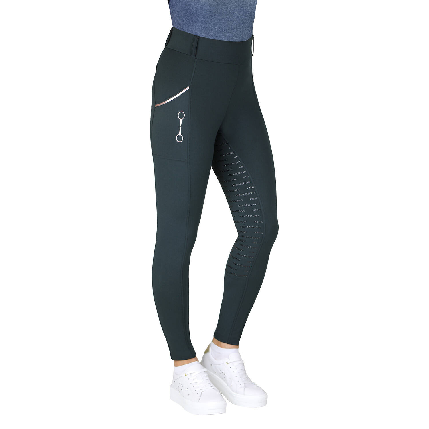 Legginsy jeździeckie Horsenjoy Bit dziecięce