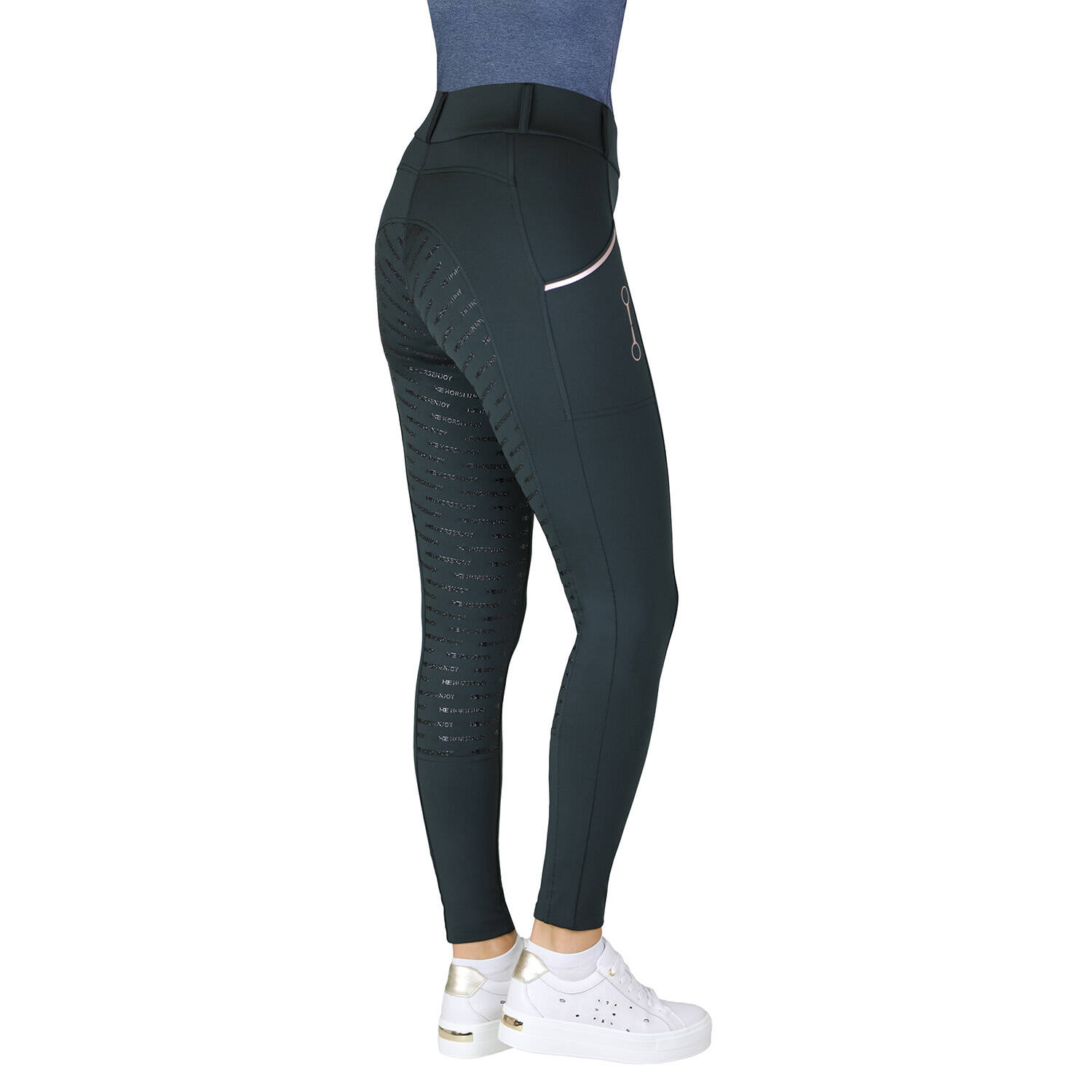 Legginsy jeździeckie Horsenjoy Bit dziecięce - obrazek 3