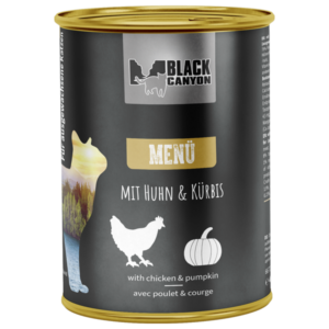 Karma mokra dla kota Black Canyon Menü z kurczakiem i dynią 410 g
