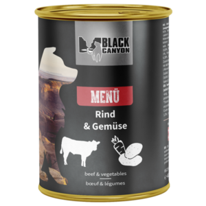 Karma mokra dla psa Black Canyon Menü Wołowina 410 g
