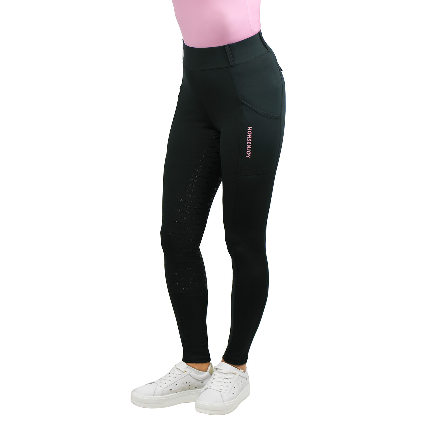 Legginsy jeździeckie Horsenjoy Born To Ride dziecięce