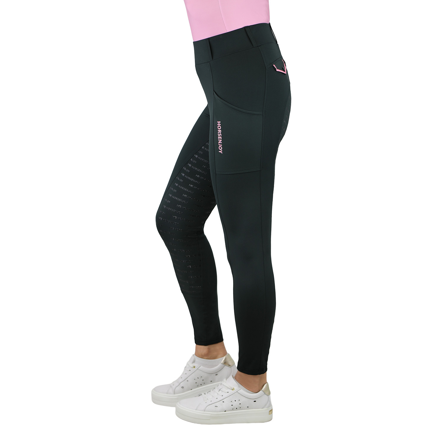 Legginsy jeździeckie Horsenjoy Born To Ride - obrazek 3