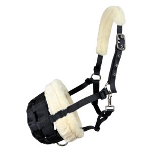 Kaganiec York Mira z futrem czarny
