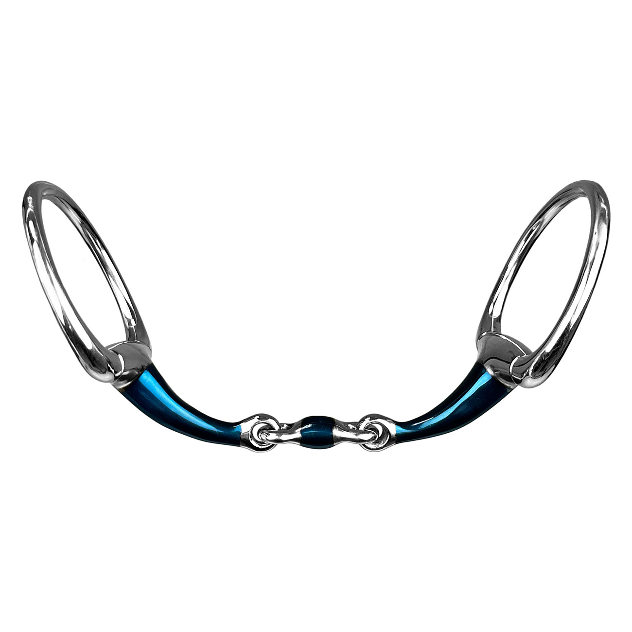 Wędzidło York Blue Plasma anatomiczne oliwkowe 15 mm - obrazek 2