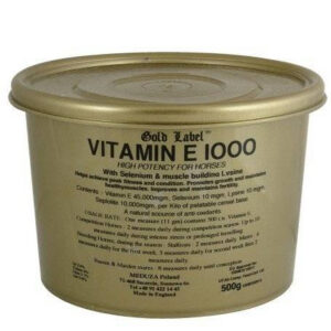 Vitamin E 1000 Gold Label witamina E z selenem i lizyną