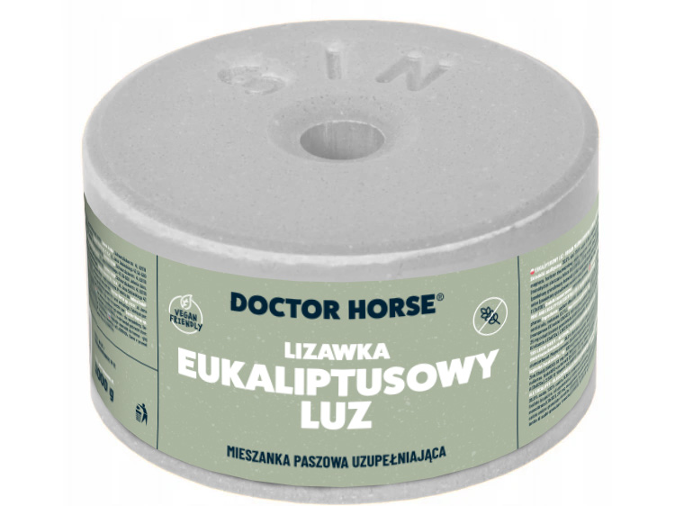 Eukaliptusowy Luz - Bogata multiwitaminowa lizawka mineralna z olejkami eterycznymi z mięty i eukaliptusa 3kg