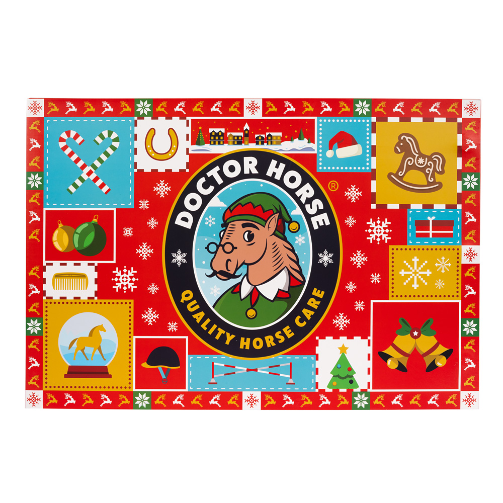 Kalendarz adwentowy dla konia Doctor Horse 2026 Elf czerwony
